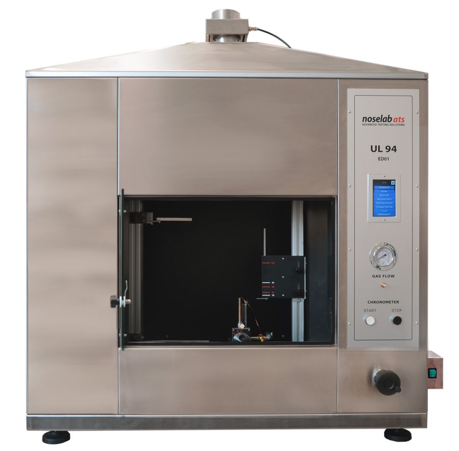 ED01 – CABINA PER TEST INFIAMMABILITA’ SU MATERIALI PLASTICI 